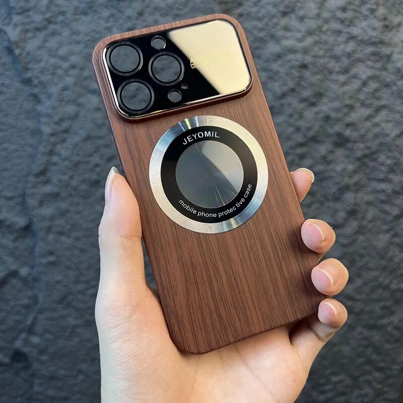 For iPhone 14 Pro Wood Magsafe Cases for iPhone