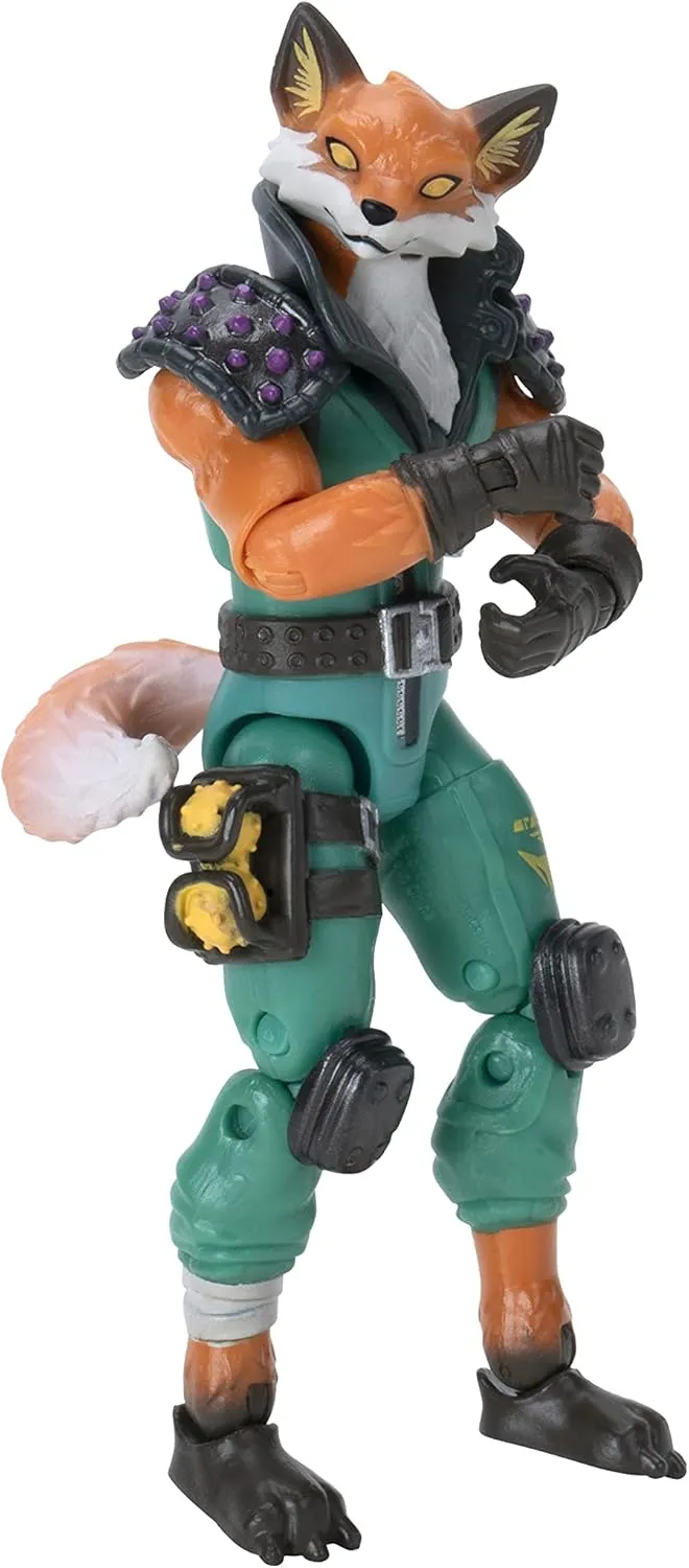 Fortnite FNT0803 Solo Mode Core Fennix, 4-inch Highly Detailed Figure with Harvesting Tool, Styles Include Triggerfish, Riptide, Grotto Henchman, Sludge, and More. Collect Them All, Multi