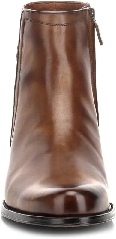 FRANCO CUADRA Men's Boots in Genuine Leather with Handwoven Application Brown, G23TVUE