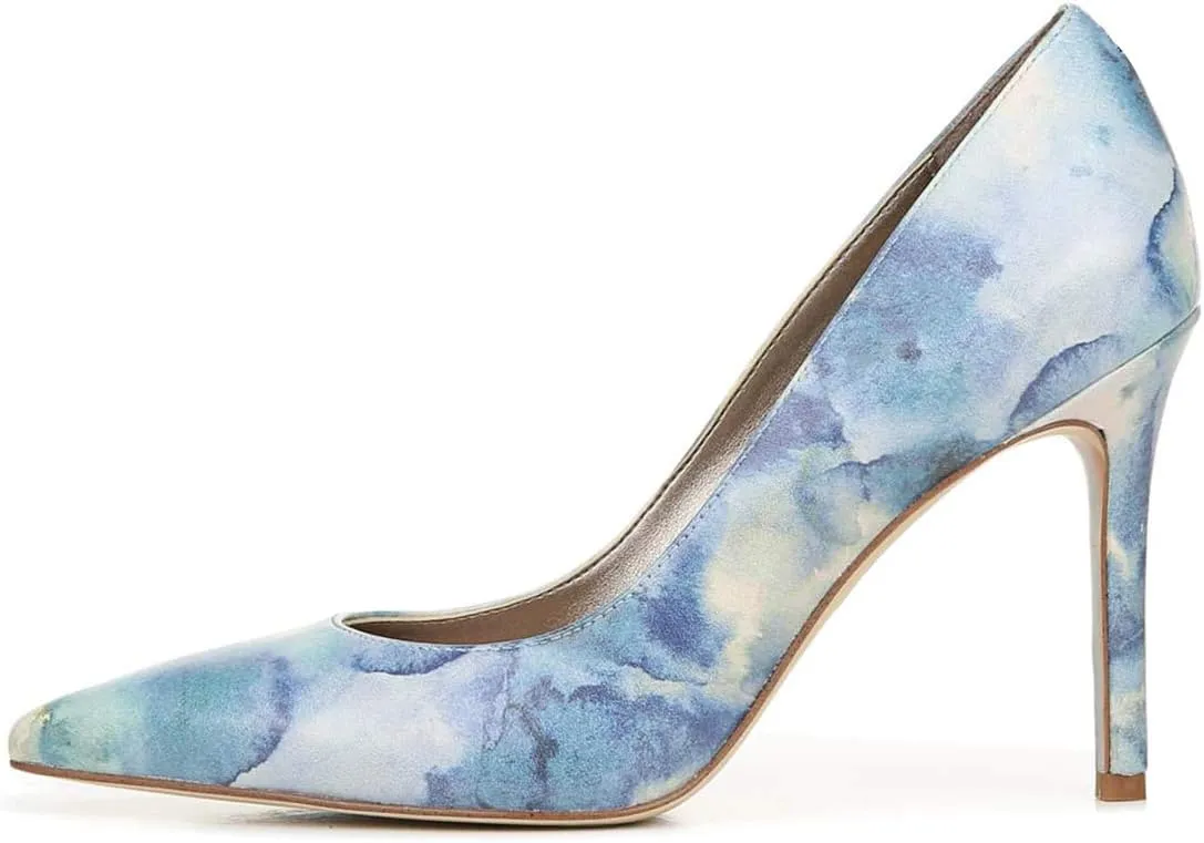 FSJ Women Sexy Pointed Toe Pumps Stiletto High Heels Slip On Multi Pattern Party Dress Shoes Size 4-15 US