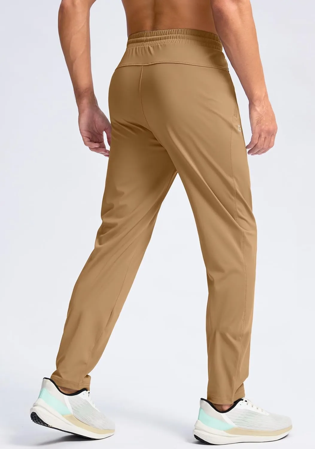 G Gradual Men's 30"/32"/34"/36" Inseam Tall Sweatpants with Zipper Pockets Stretch Long Joggers Athletic Workout Pants Men