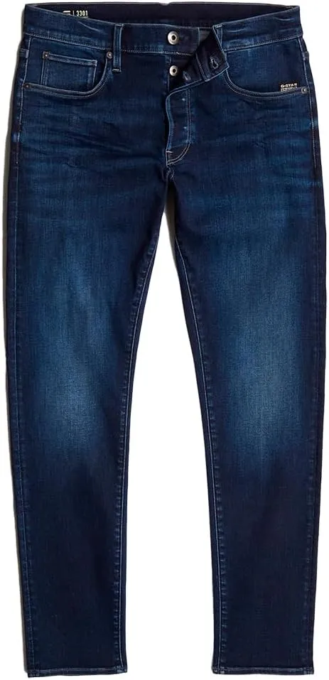 G-STAR Men's 3301 Slim Fit Denim Jeans