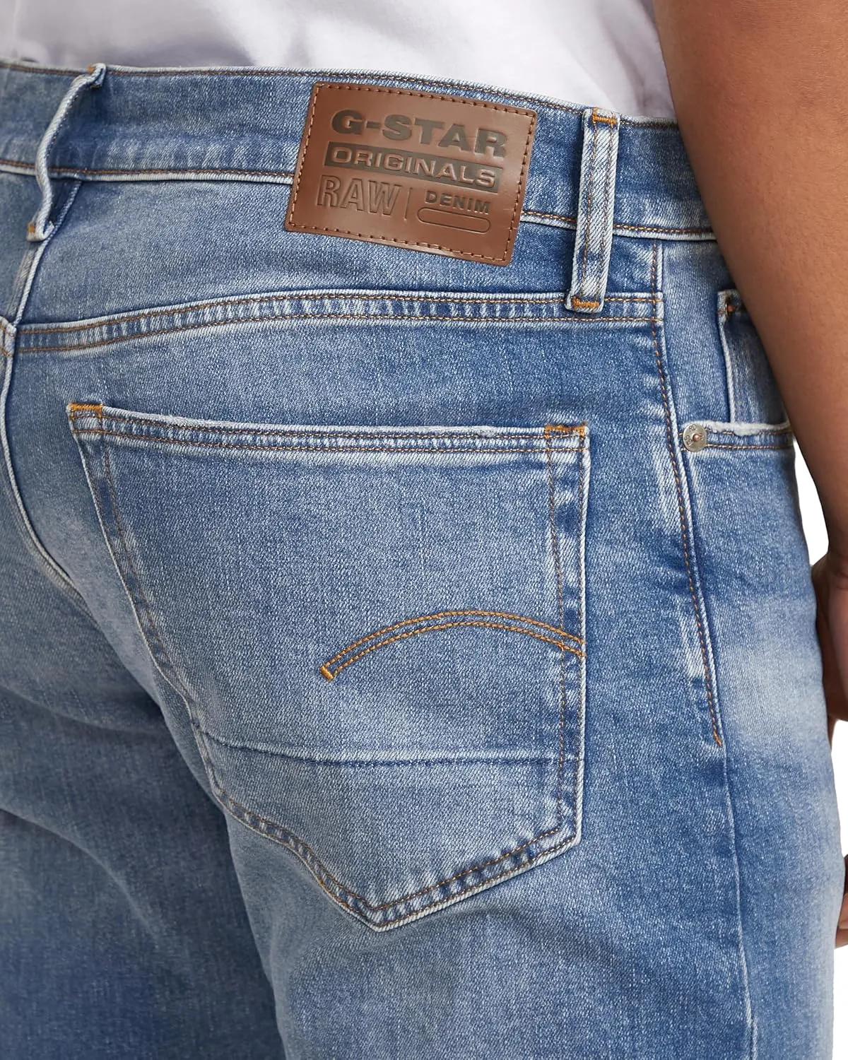 G-Star Raw Men's 3301 Straight Fit Jean In Cyclo Stretch Denim