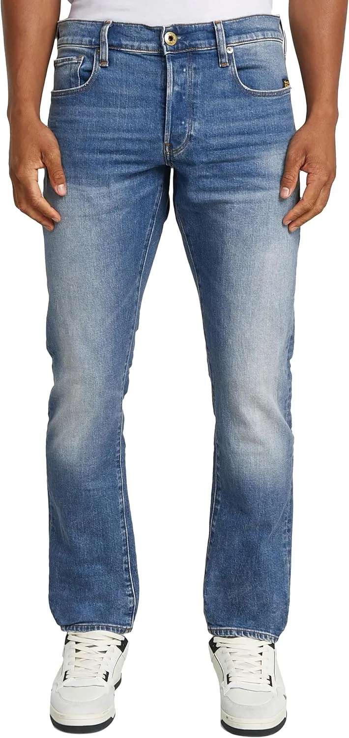 G-Star Raw Men's 3301 Straight Fit Jean In Cyclo Stretch Denim