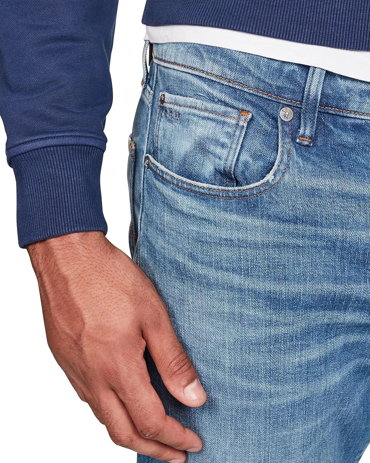 G-Star Raw Men's 3301 Straight Fit Jean In Cyclo Stretch Denim