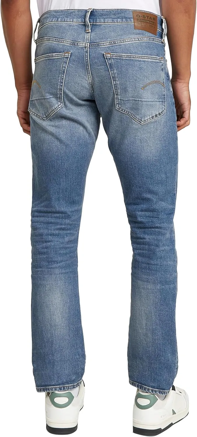 G-Star Raw Men's 3301 Straight Fit Jean In Cyclo Stretch Denim