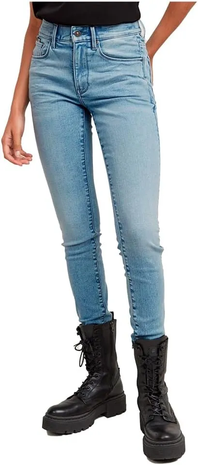 G-STAR Raw Women's 3301 Skinny Fit Denim Jeans,Light Aged,28W x 32L
