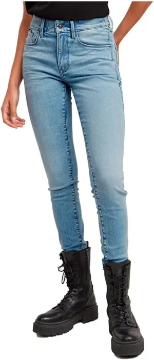 G-STAR Raw Women's 3301 Skinny Fit Denim Jeans,Light Aged,28W x 32L