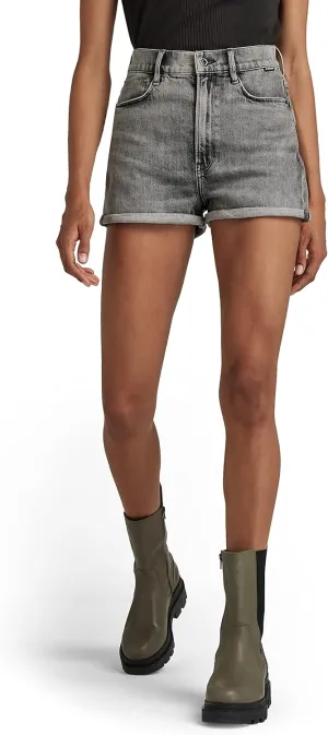 G-STAR Women's Tedie Ultra High Rise Denim Shorts
