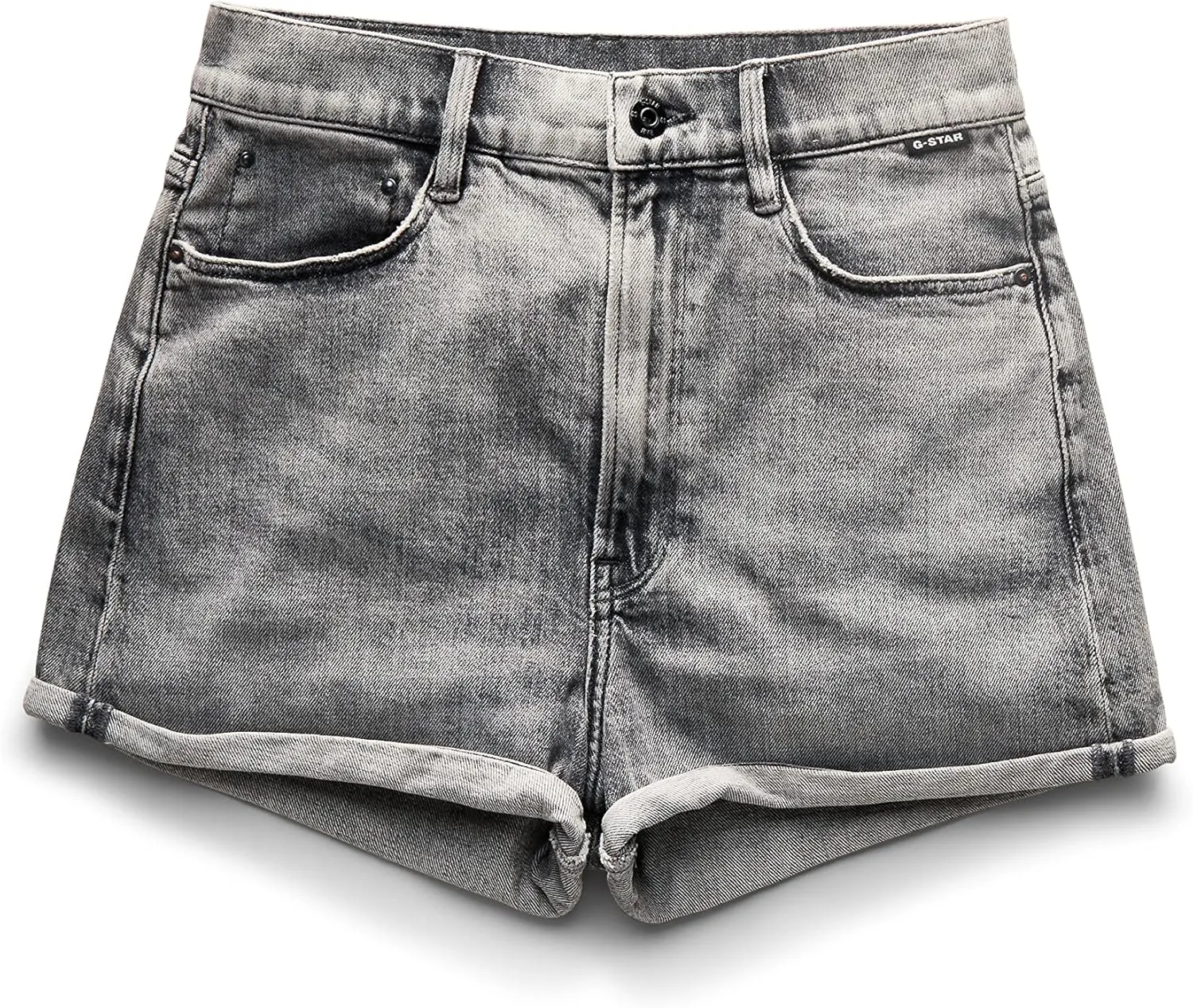 G-STAR Women's Tedie Ultra High Rise Denim Shorts