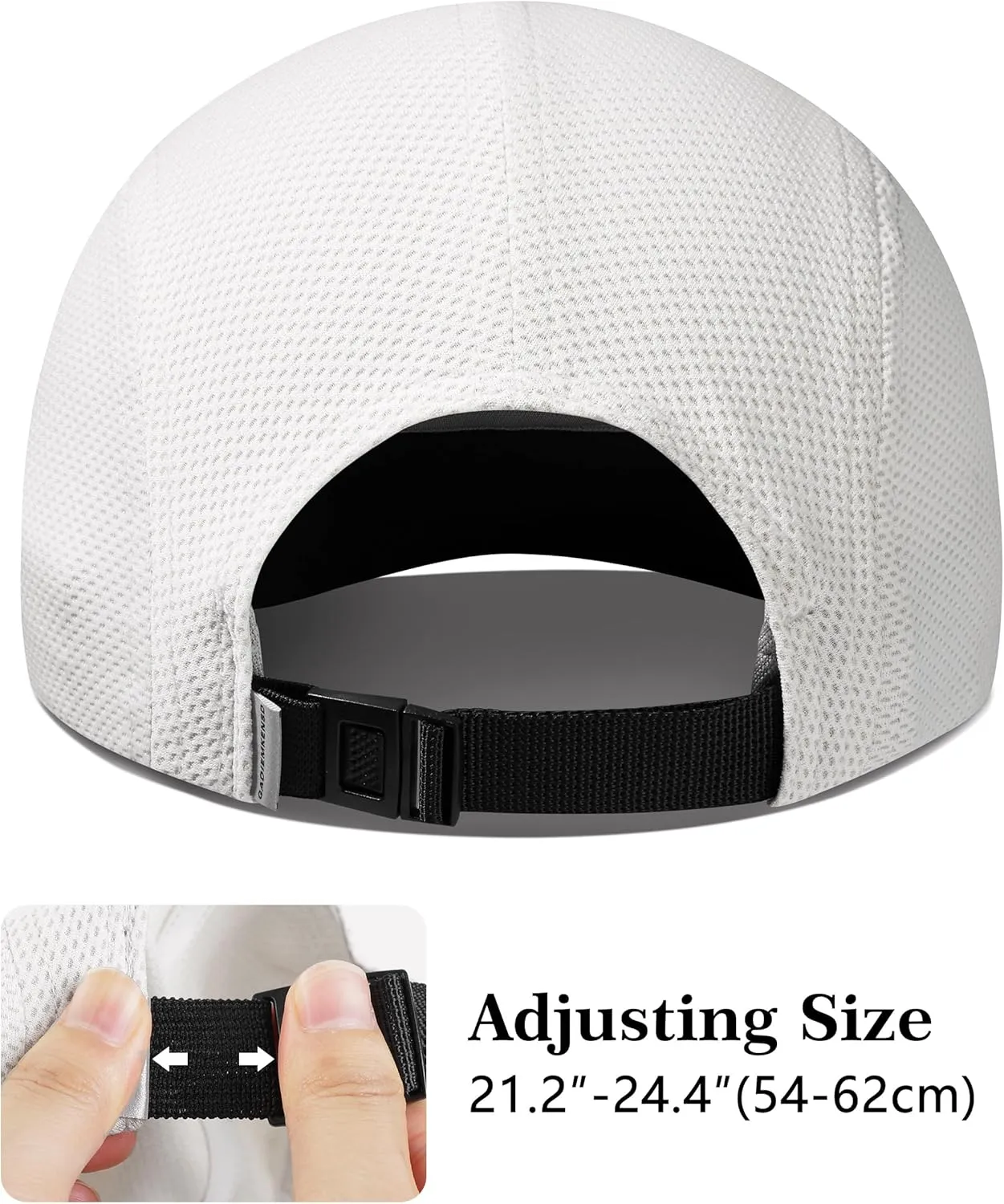 GADIEMKENSD Cooling Running Hat Performance Mesh Hat with Reflective, Ventilation, Lightweight, Cools Up to 2 Hours