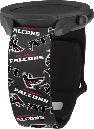 Game Time Atlanta Falcons Quick Change HD Watch Band Compatible with Samsung and More (Random 22mm Long)