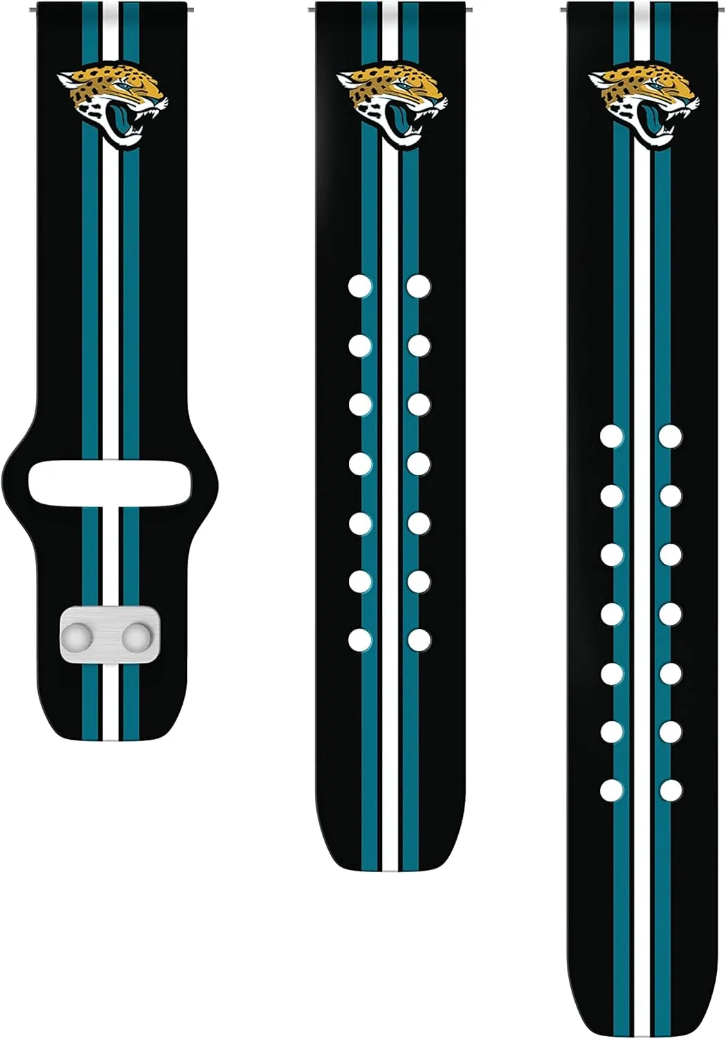 Game Time Jacksonville Jaguars Quick Change HD Watch Band Compatible with Samsung and More