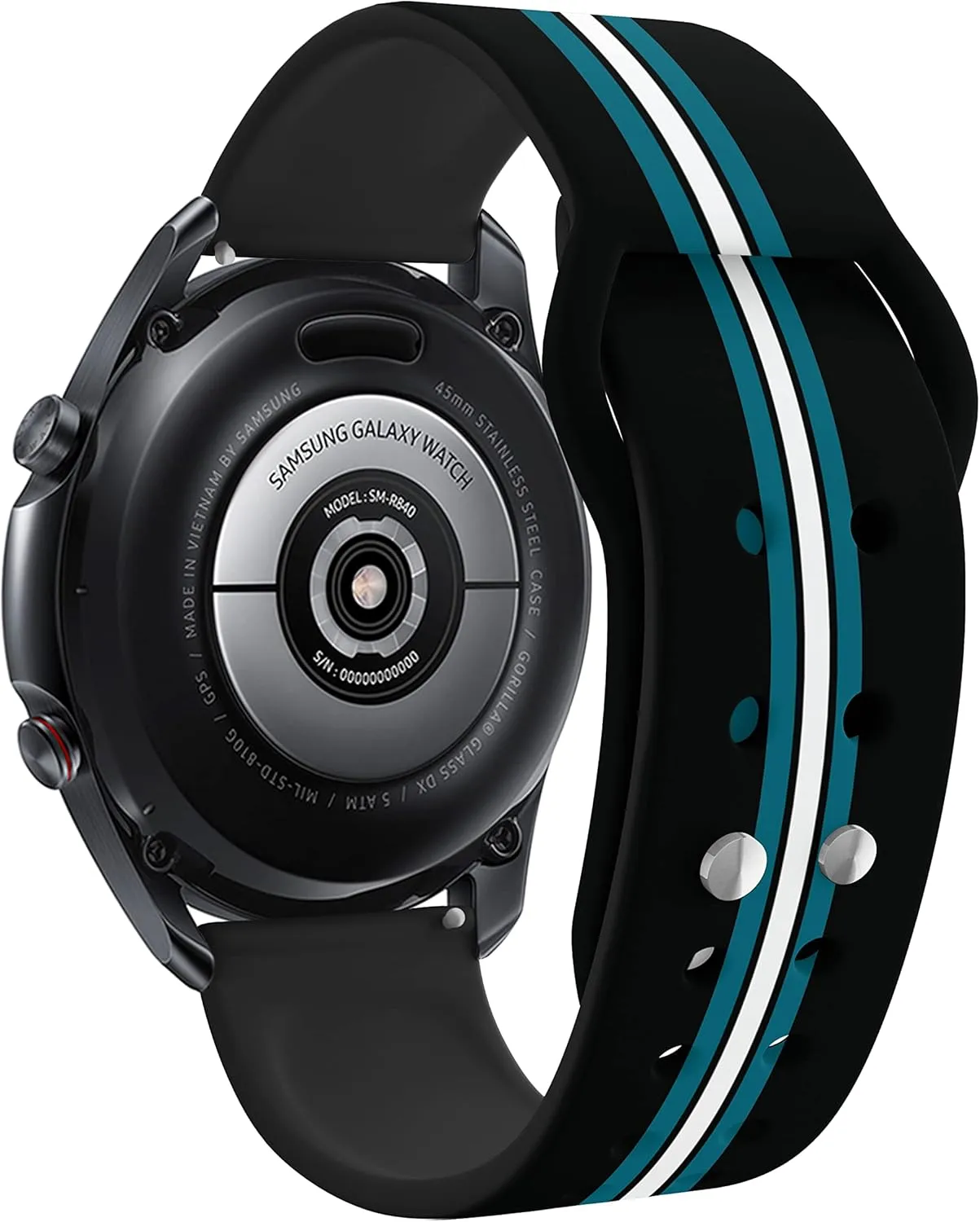 Game Time Jacksonville Jaguars Quick Change HD Watch Band Compatible with Samsung and More