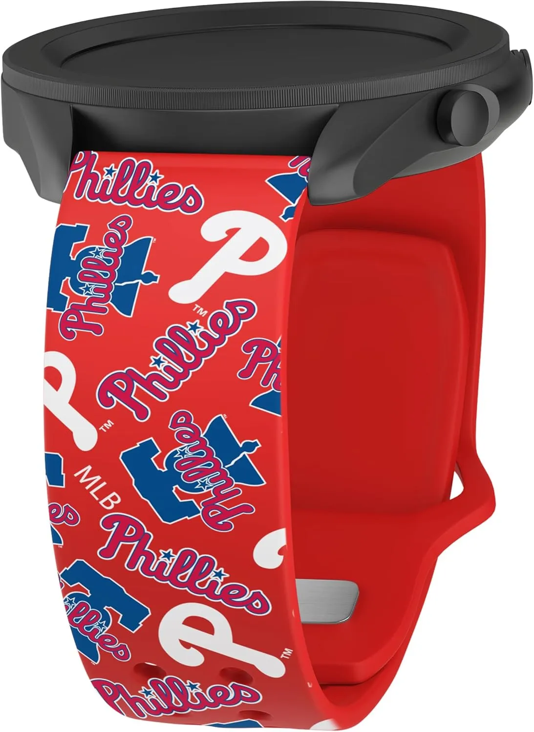 Game Time Philadelphia Phillies Quick Change HD Watch Band Compatible with Samsung and More