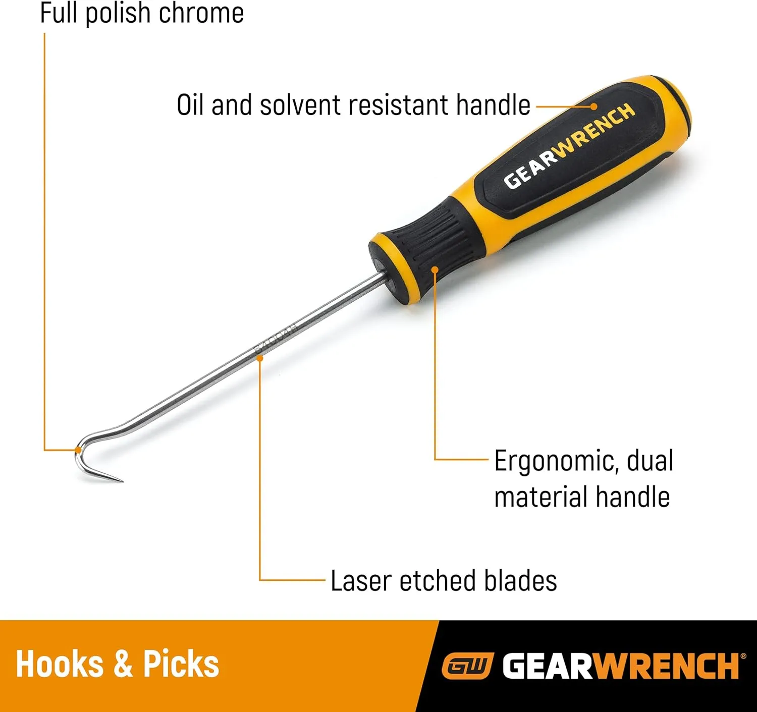 GEARWRENCH 7 Piece Hook & Pick Set | 84000H