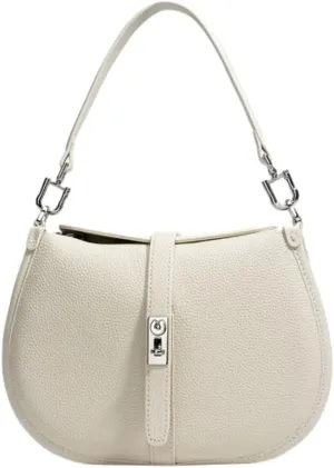 Genuine Leather Crossbody Bags for Women Elegant Handbags for Women 2025 Designer Crescent Bag Top-handle Hobo Purse Trending
