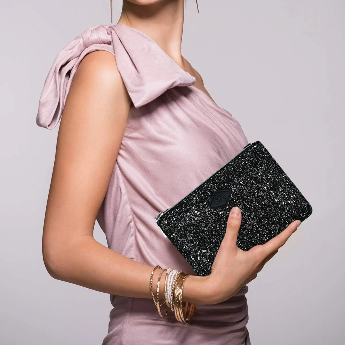 GM LIKKIE Crossbody Clutch Purse for Women, Glitter Evening Bag, Sequin Wedding Handbag for Party