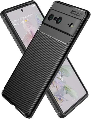 Google Pixel 7  Case Carbon Gel Cover Ultra Slim Shockproof