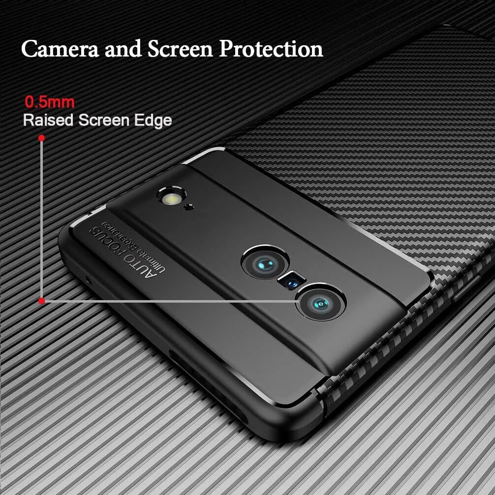 Google Pixel 7  Case Carbon Gel Cover Ultra Slim Shockproof