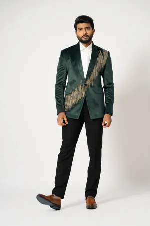 Gotham Shimmering Blazer Set