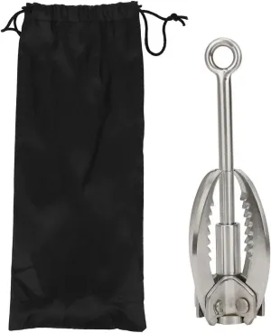 Grappling Hook, Climbing Claw for Outdoor Climbing Hiking, Climbing Tool, Stainless Steel Folding, Portable and Sturdy
