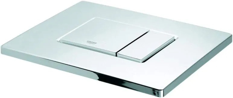 Grohe 38732000 Skate Cosmopolitan Actuation Plate, Starlight Chrome