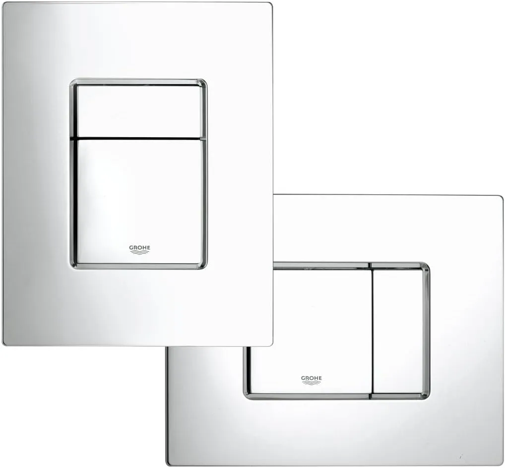 Grohe 38732000 Skate Cosmopolitan Actuation Plate, Starlight Chrome