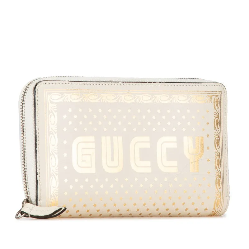 Gucci Leather Round Zipper Wallet 510488
