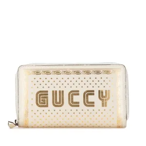 Gucci Leather Round Zipper Wallet 510488