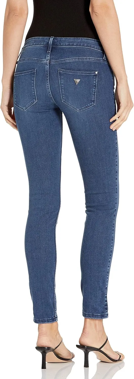 GUESS Women's Power Low Rise Stretch Skinny Fit Jean