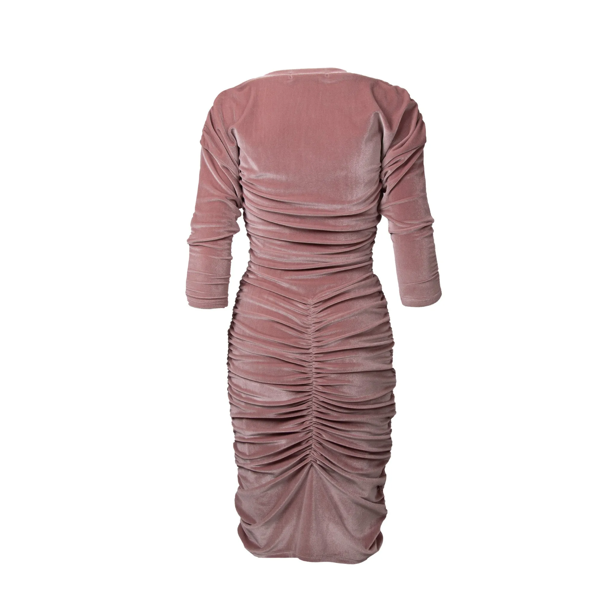 GUILLOTINE Shimmering Ruche Dress