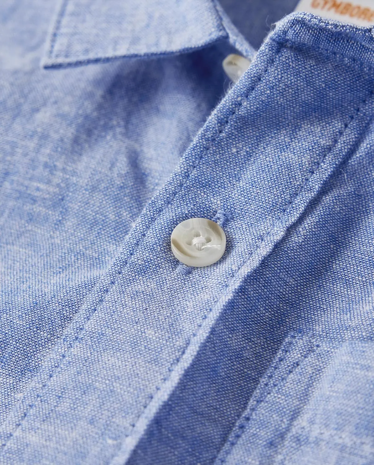 Gymboree Boys' and Toddler Long Sleeve Linen Button Up Shirt