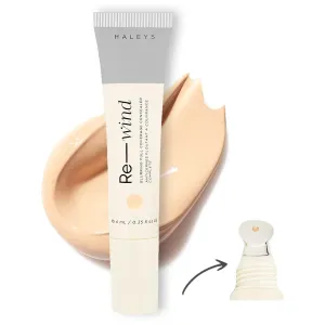HALEYS Re-wind Blurring Full Coverage Concealer (Fair/Light - Neutral), Brighten, Reduce redness, dark circles and fine lines, Non-Caking, Longwear, Nourishes, Lightweight, Soft-Matte Finish, V   CF