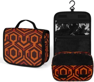 Hanging Shining Overlook Printed Toiletry Bag Travel Toiletry Bag Foldable Large-capacity Design Suitable for Travel, Fitness, Camping, Home Use, Etc.