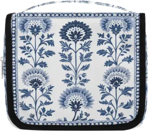 Hanging Travel Toiletry Bag Boho Flower Floral Toiletry Bags with Hanging Hook Portable Cosmetic Bag Makeup Organizer for Travel Business Trip