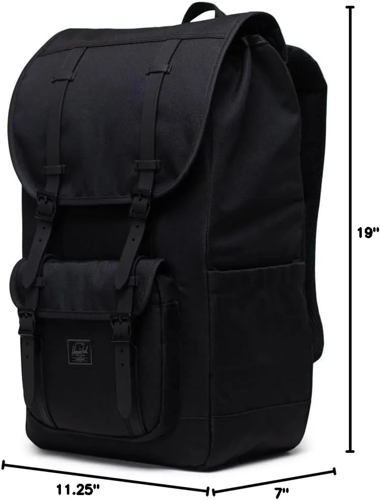 Herschel Supply Co. Little America, Black Tonal, One Size