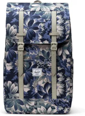 Herschel Supply Co. Unisex Retreat Backpack, Standard - 19.5L, Floral Tapestry