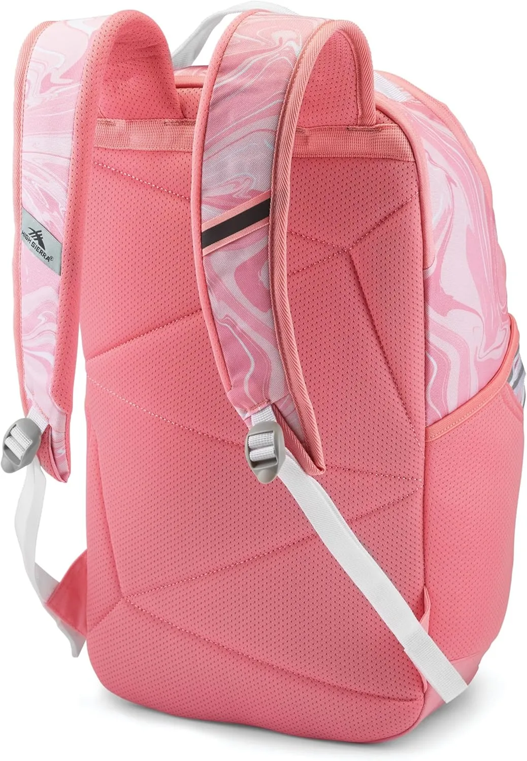 High Sierra Swoop Sg Backpack In Pink Marble/Bubblegum Pink