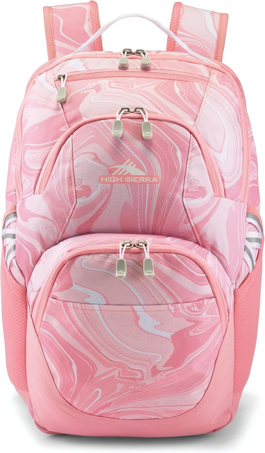 High Sierra Swoop Sg Backpack In Pink Marble/Bubblegum Pink