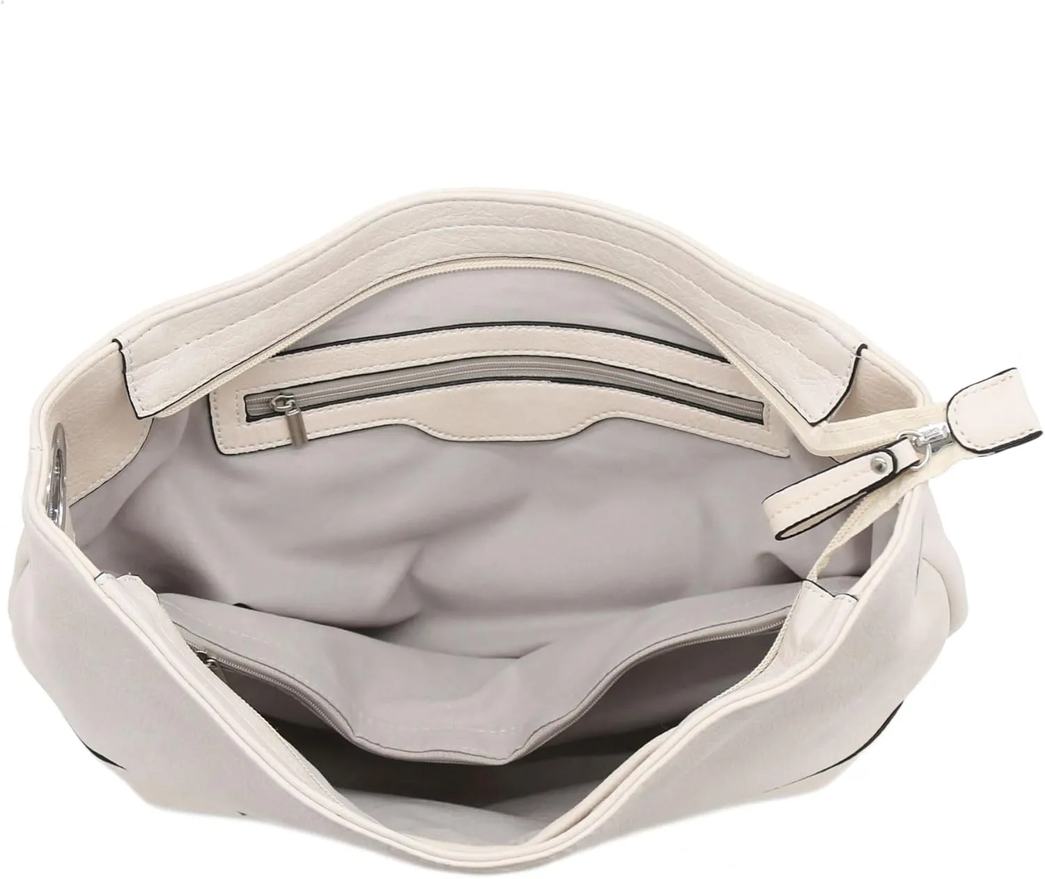 Hobo Shoulder Bag with Big Snap Hook Hardware