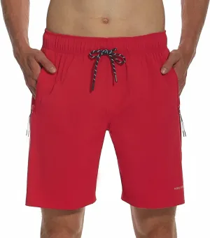 HODOSPORTS Mens No Liner Swim Trunks Quick-Dry with Zipper Pockets