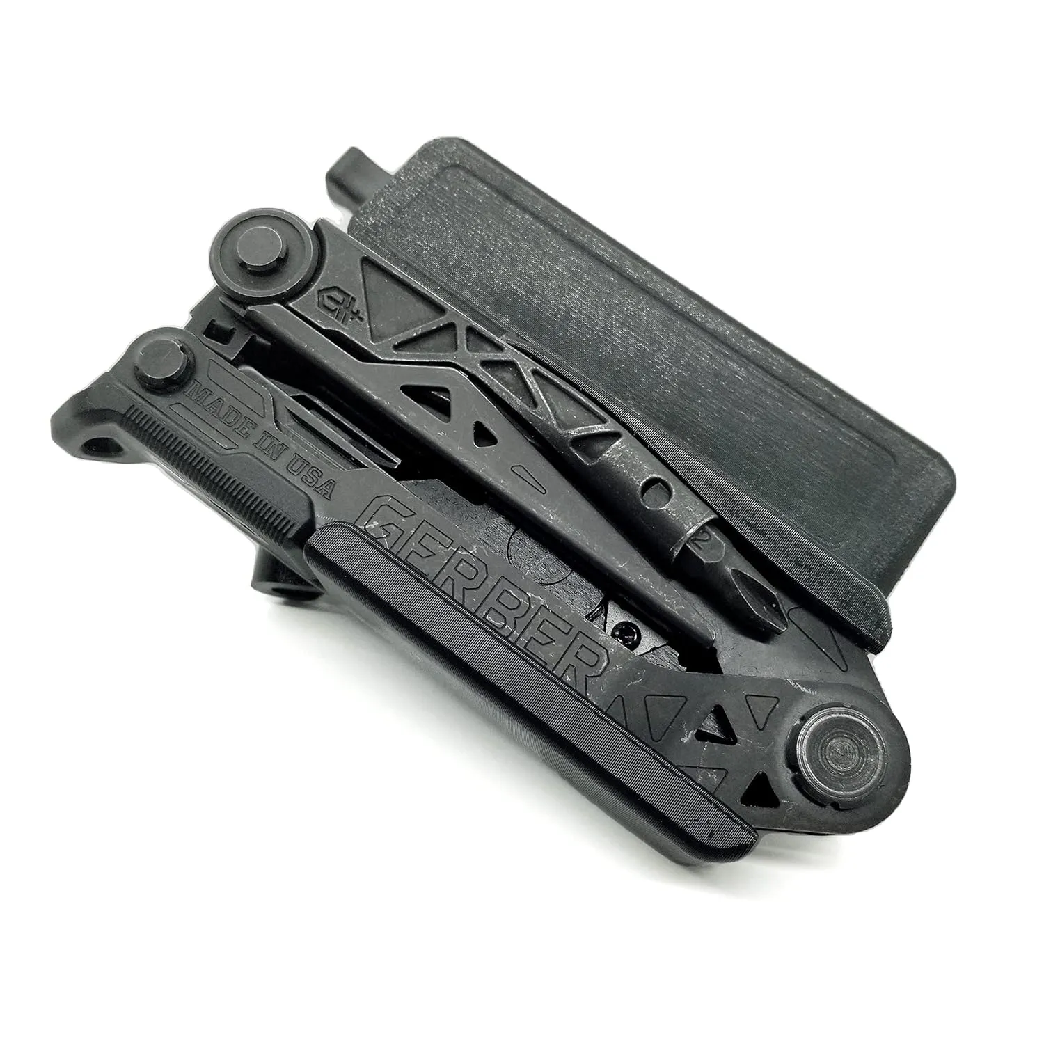 HoldMyGear Sheath for Gerber Center-Drive Multi-Tool (tool not included) (1.5" Belt Clip, Center-Drive Holster with Bit Set Holder)