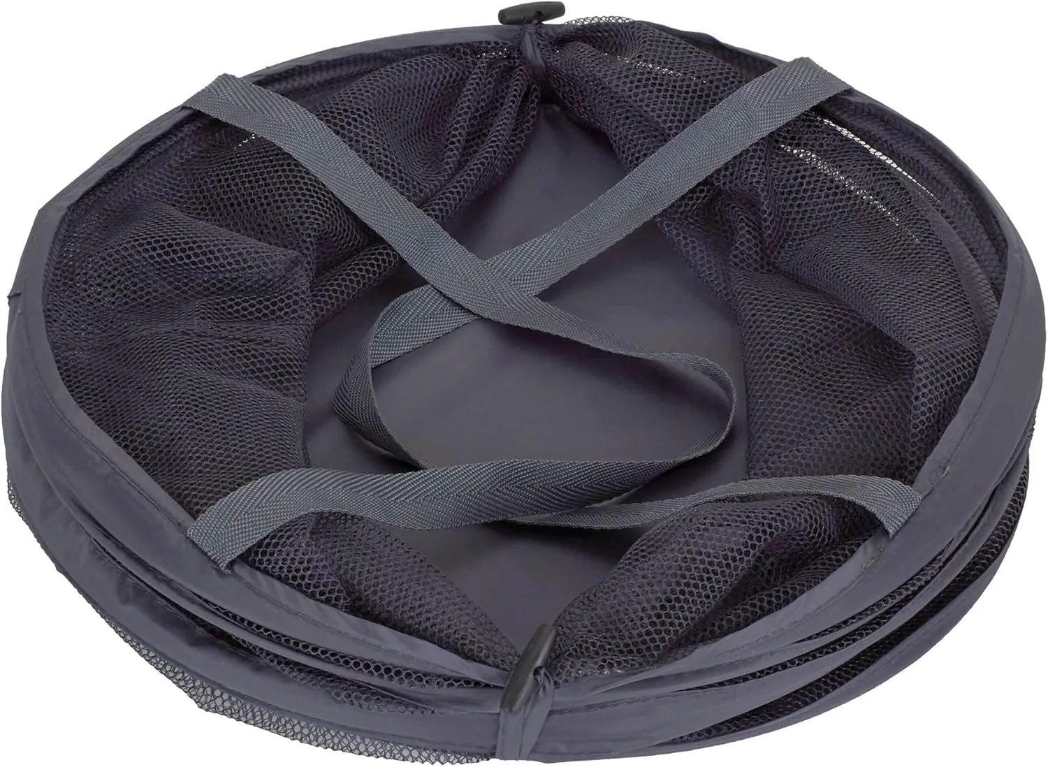 Household Essentials 2027-1 Pop-Up Collapsible Mesh Laundry Hamper | Charcoal