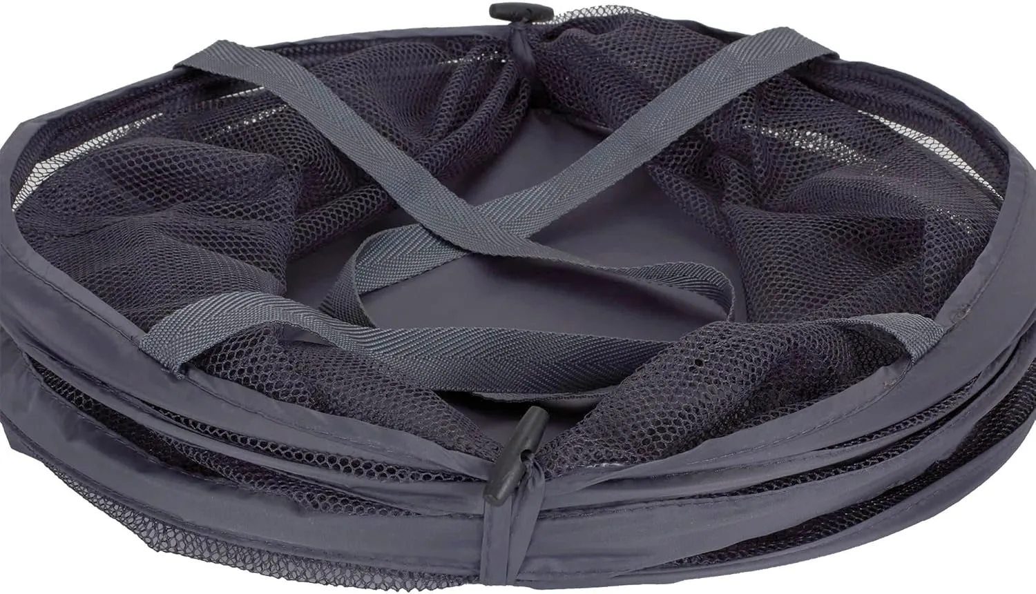 Household Essentials 2027-1 Pop-Up Collapsible Mesh Laundry Hamper | Charcoal