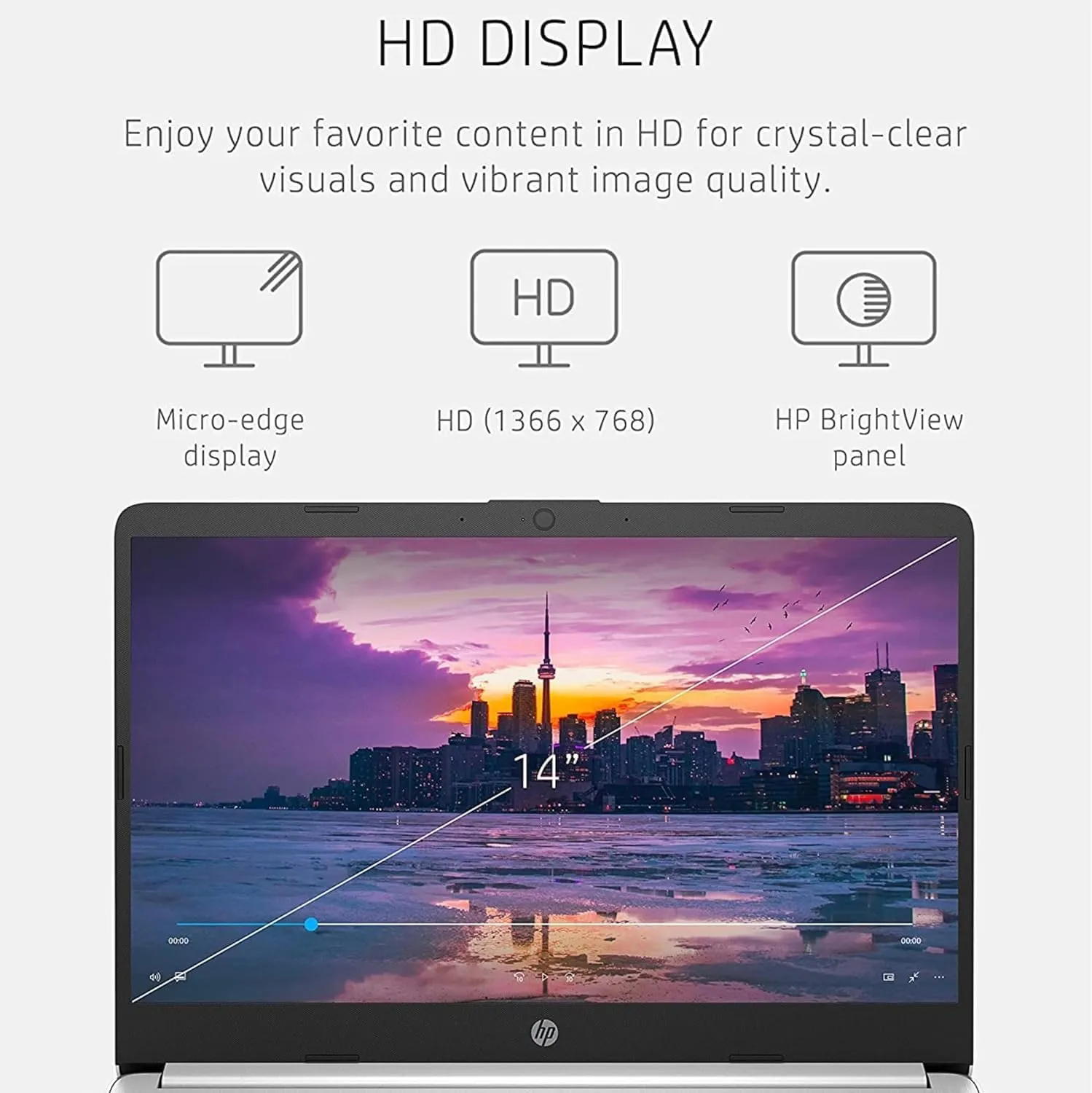 HP 14 Ultrabook • Back to School Limited Edition with Microsoft 365 • Intel 4-Core CPU • 16GB RAM • 1.6TB Storage (128GB OnBoard withHP 512GB P500 Portable SSD   1TB OneDrive) • Natural Silver • Win11