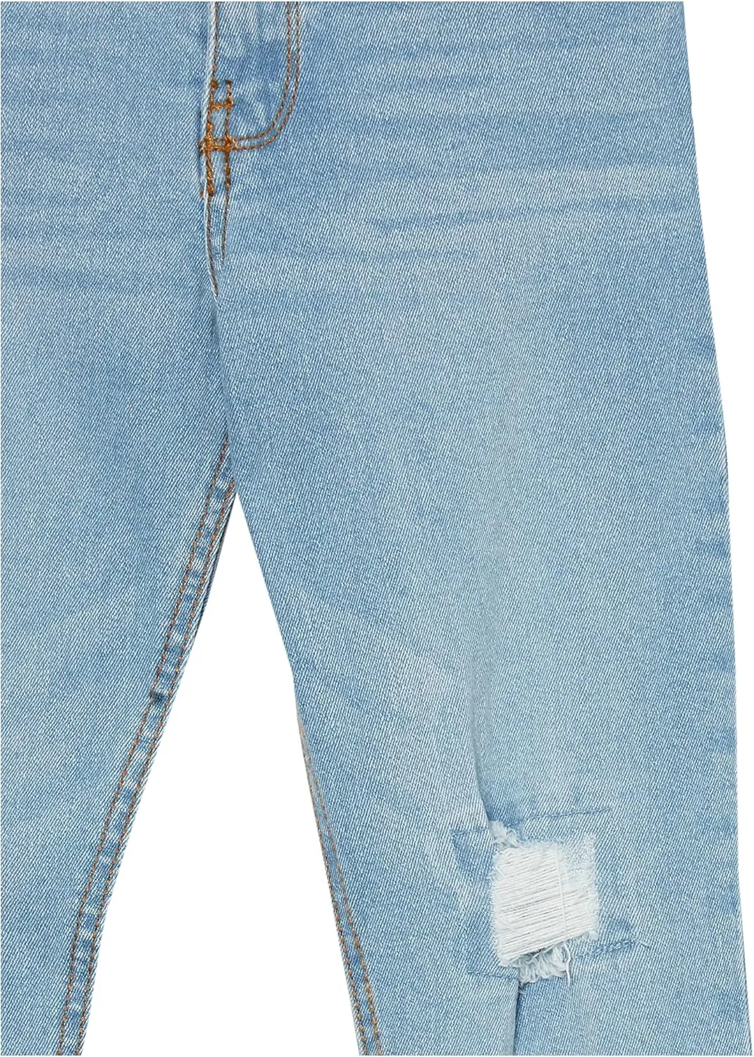 HUDSON Girls' Straight Leg Stretch Denim Jean