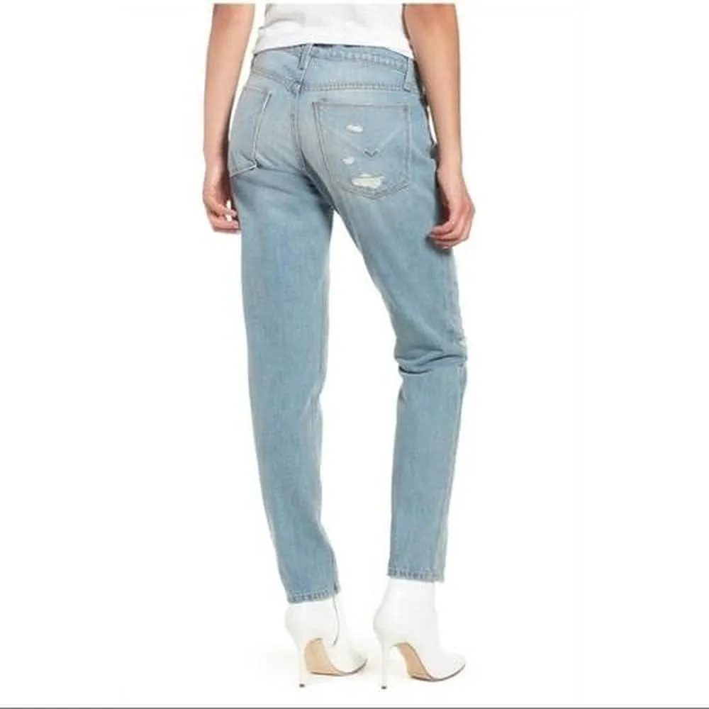 HUDSON Women's Riley Crop Relaxed Straight 5 Pocket Jean