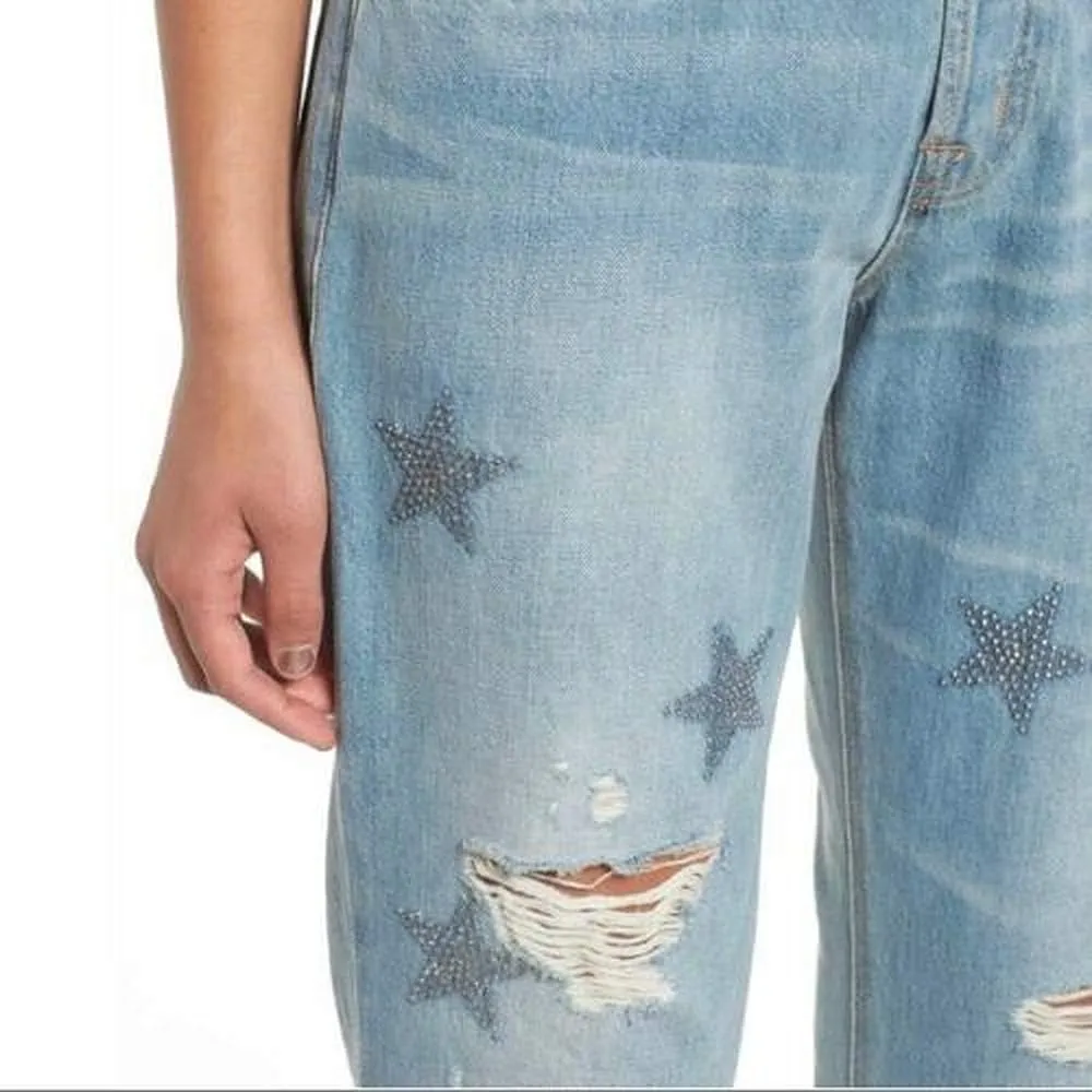 HUDSON Women's Riley Crop Relaxed Straight 5 Pocket Jean