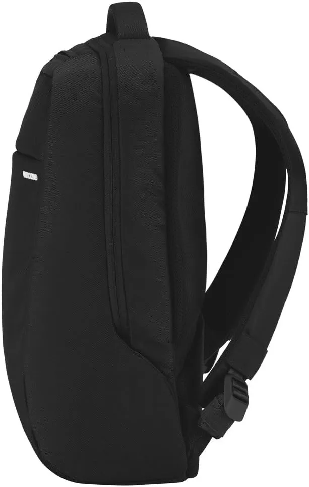 Incase ICON Lite Pack Backpack - Travel and Tech Backpack with Faux Fur Laptop and Quick Access Pockets - Large Main Compartment - Fits up to 15" MacBooks/Laptops - Black